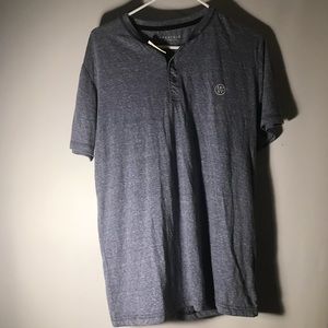 Aeropostale Blue Henley T-Shirt